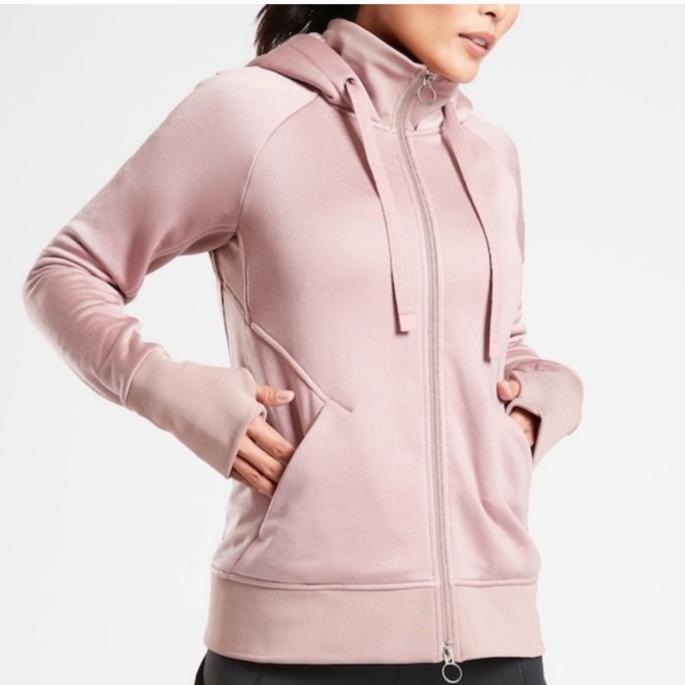 Athleta Triumph Luxe Shine Hoodie NWT